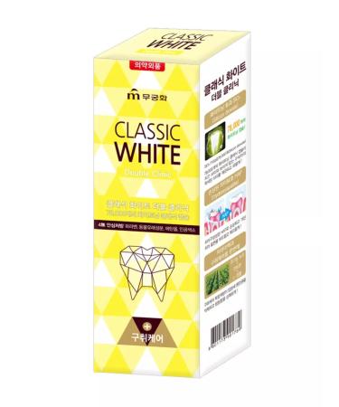 MUKUNGHWA Classic White toothpaste with the aroma of mint and menthol 110g