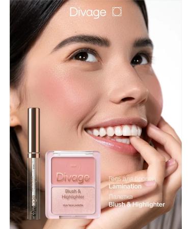 DIVAGE Facial palette Duo blush and highlighter tone 01 - Buy Online on GoSupps.com