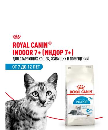 ROYAL CANIN Indoor 7+ Dry food for aging cats 1.5 kg indor - Buy Online on GoSupps.com