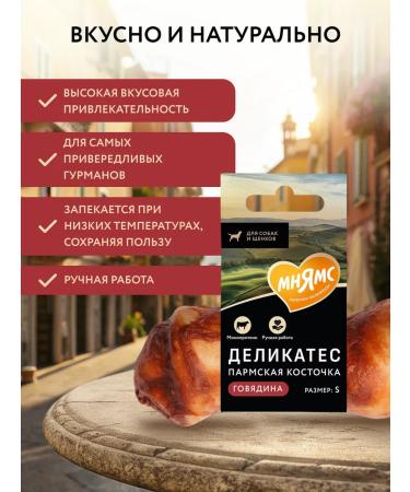 Mnyams A treat Parma Bone for Dogs 35 g - Buy Online on GoSupps.com