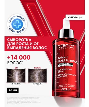 Vichy Dercos aminexil regenical serum for hair growth 90 ml