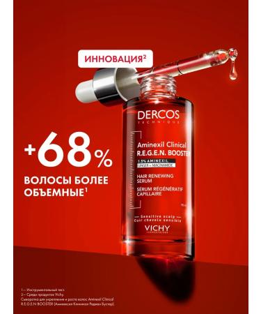 Vichy Dercos aminexil regenical serum for hair growth 90 ml - Buy Online on GoSupps.com