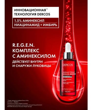 Vichy Dercos aminexil regenical serum for hair growth 90 ml - Buy Online on GoSupps.com