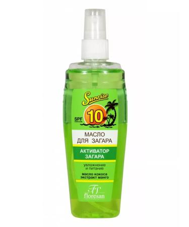 Floresan F115 Oil activator tanning SPF10 coconut oil+ex. mango