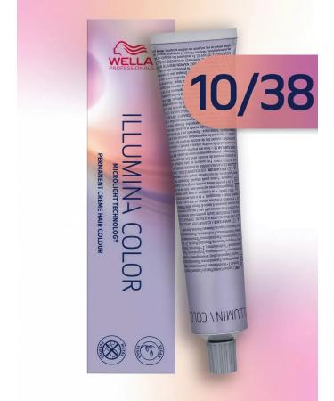 WELLA PROFESSIONALS Persistent hair cream Illumina Color 10 38