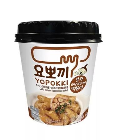 Yopokki Topokki Rice stalks with the taste of teriyaki and garlic Korean food