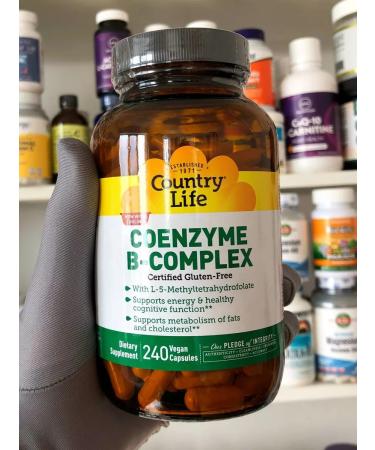 Country Life Coenzym B complex in 240 capsules