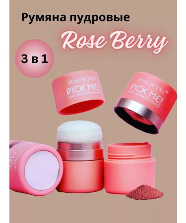 SiTa MakeUp Spin -flame blush with a sponge Rose Berry Pick Me