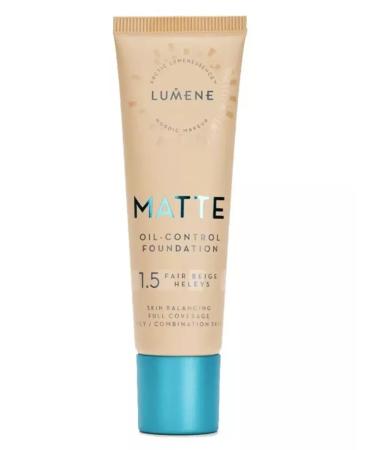 Lumene Tonal cream MATTE FOUNDATION TOUNT 1.5 30 ml Finland