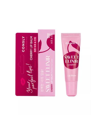 consly Sweet Elixir lip balm with cherry extract 10ml - Buy Online on GoSupps.com