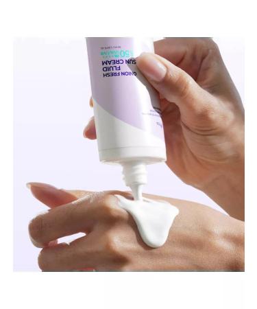 Isntree Sunscreen milk for problem skin Onion Fresh Fluid - Buy Online on GoSupps.com