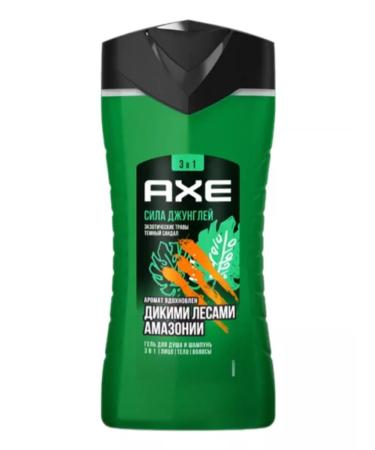 AXE Shower gel and shampoo power jungle 250ml