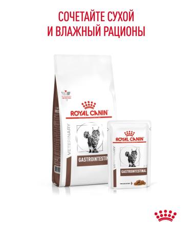 Royal Canin Dry food for cats GastroinTestinal Therapeutic 350 g - Buy Online on GoSupps.com
