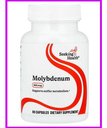 Seeking Health Molybdenum 500 g 90 capsules