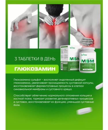 BAI ALTAI Glucosamine chondroitin for joints MSM - Buy Online on GoSupps.com