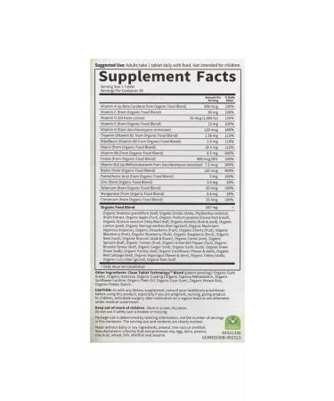 Garden of Life Clumed products multivitamins Men 30 tablets - Buy Online on GoSupps.com