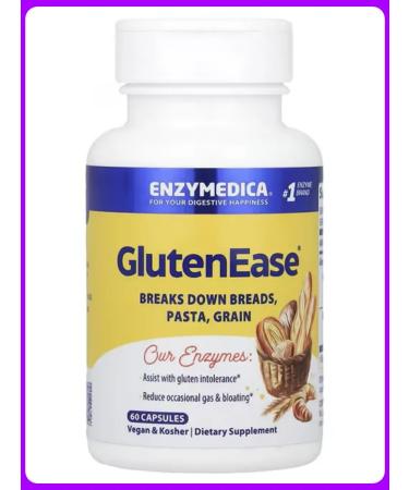 enzymedica Enzymes for digestion of gluten 60 capsules