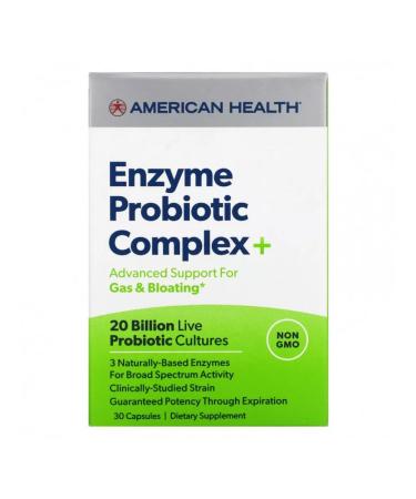 American Health Enzyme probiotic complex + 30 capsules