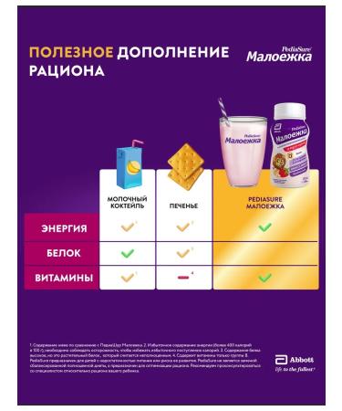 Pediasure Baby food of a small one 1-10 years old chocolate 400 grams - Buy Online on GoSupps.com