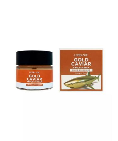 Lebelage Anti -aging ampoule cream with caviar extract 70 ml - Buy Online on GoSupps.com