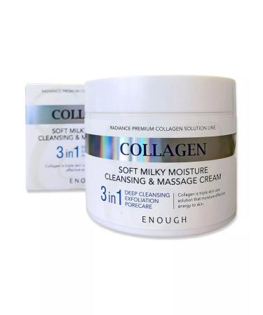 ENOUGH Massage cleansing face cream with collagen 300 ml