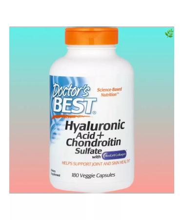 Doctor's Best Biocell Collagen hyaluronic acid and chondroitin sulfate