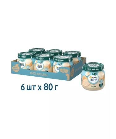 Frutonyanya Puree from rabbit meat 80g (6 pcs)