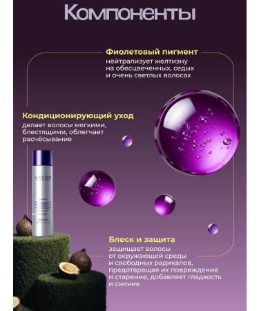 Farmavita Tint -shaped hair shampoo Amethyste Silver 250 ml - Buy Online on GoSupps.com