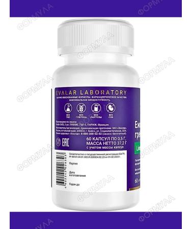 Evalar Cluscular hedgehog for improving the brain of 60kaps*1UP - Buy Online on GoSupps.com