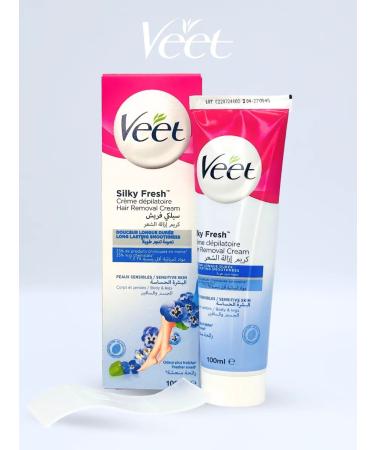 VEET Cream for depilation for sensitive skin 100ml 2 units - Buy Online on GoSupps.com