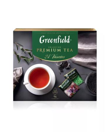 Greenfield Tea "Premium Tea Collecton" ASS 24 tastes in the set 96 UP - Buy Online on GoSupps.com