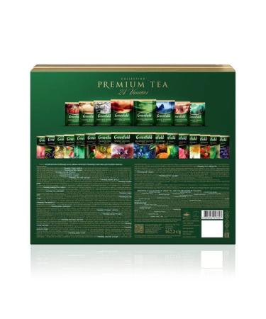 Greenfield Tea "Premium Tea Collecton" ASS 24 tastes in the set 96 UP - Buy Online on GoSupps.com
