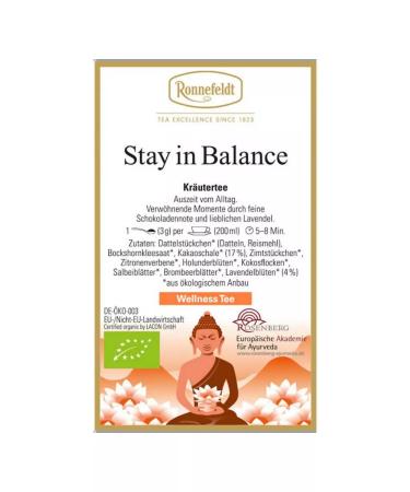 RONNEFELDT Leaf Stay In Balance Tea 100g - Buy Online on GoSupps.com