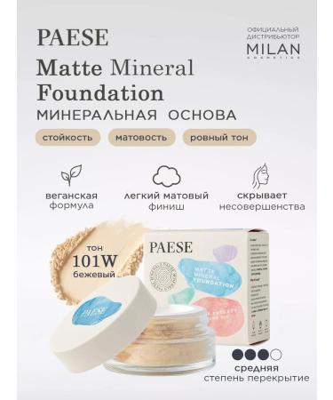 PAESE Mineral tonal face powder matting - tone 101W
