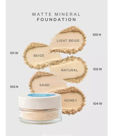 PAESE Mineral tonal face powder matting - tone 104W - Buy Online on GoSupps.com