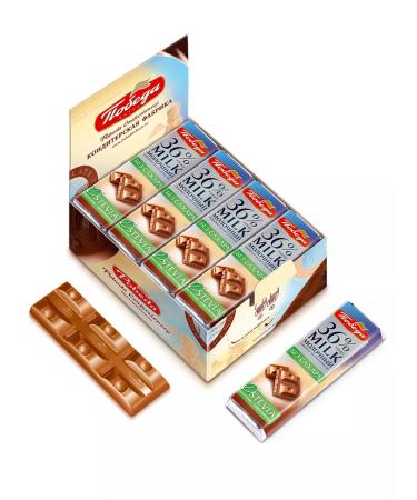 Victory of taste Chocolate "Milk without sugar 36% cocoa" 20 pcs 25 g