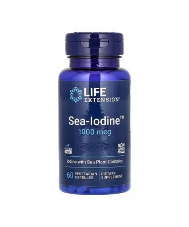 Life extension Iodine Sea-numine 1000 g 60 capsules