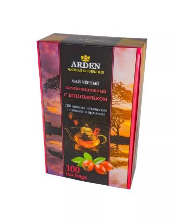 ARDEN Black composite tea with rose hips in bags (100x2g)