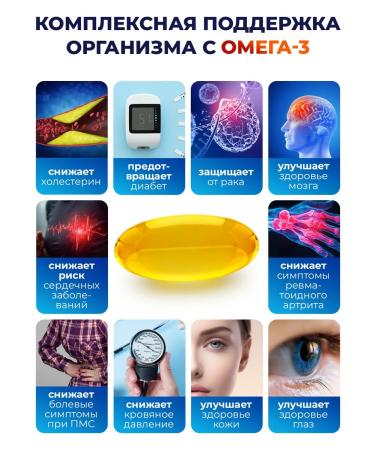 Phytopanacea Omega 3 fish oil 1000 mg 100 capsules - Buy Online on GoSupps.com