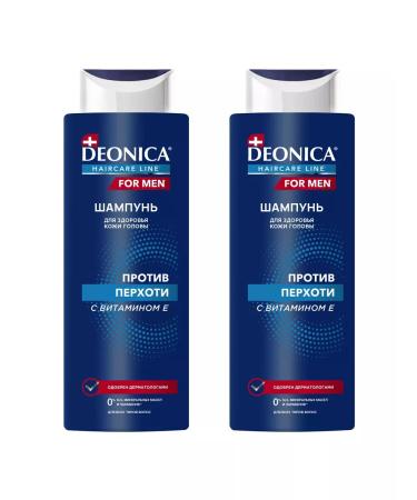 DEONICA Shampoo against dandruff 380 ml 2pcs