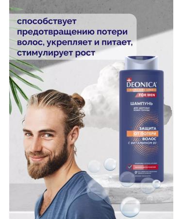 DEONICA Shampoo protection against hair loss 380 ml 2pcs - Buy Online on GoSupps.com