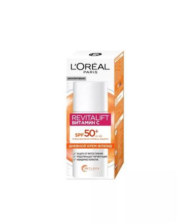 L'OREAL PARIS REVITALIFT cream fluid vitamin C daytime SPF50 50 ml