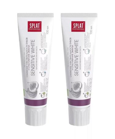 SPLAT Professional toothpaste sensitive bleaching 100ml 2pcs
