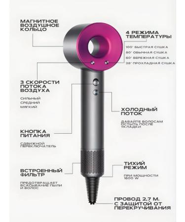 Styler Yes Hair hair dryer a professional powerful analogue - Buy Online on GoSupps.com