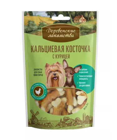 Country delicacies Calcium bone with chicken 55g