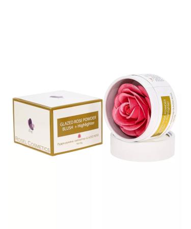 Rosel Cosmetics Cream blush highlighter Glazed rose 6g scarlet color - Buy Online on GoSupps.com