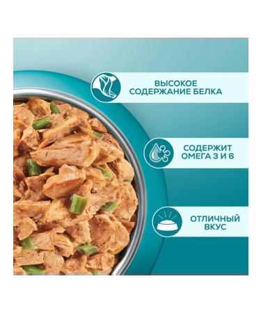 PURINA ONE Wet food for sterilized cats of beef 75 g 5 pcs - Buy Online on GoSupps.com