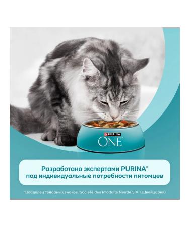 PURINA ONE Wet food for sterilized cats of beef 75 g 10 pcs - Buy Online on GoSupps.com