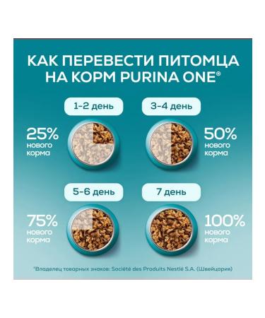 PURINA ONE Wet food for sterilized cats of beef 75 g 10 pcs - Buy Online on GoSupps.com