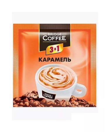 KDV Coffee 3 in 1 Bridge Coffee caramel soluble 40 bags - Buy Online on GoSupps.com